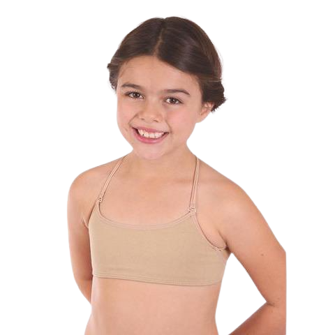 Clementine Apparel - Girls and Women Dance Bra with Clear