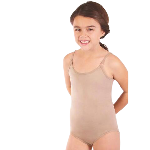 Kids' bodysuit with narrow adjustable straps